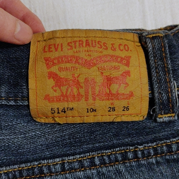 Levi's 514 Slim Straight Leg Medium Wash Jeans - Picture 7 of 7